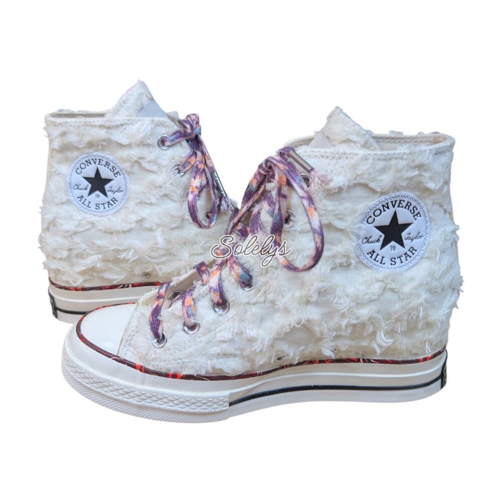 Converse x Isabel Marant Collab Chuck 70 Hidden Wedge Platform Sneaker Womens 8 - Picture 11 of 11